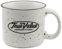 Ceramic Mugs: 13oz White Camper Coffee Mugs